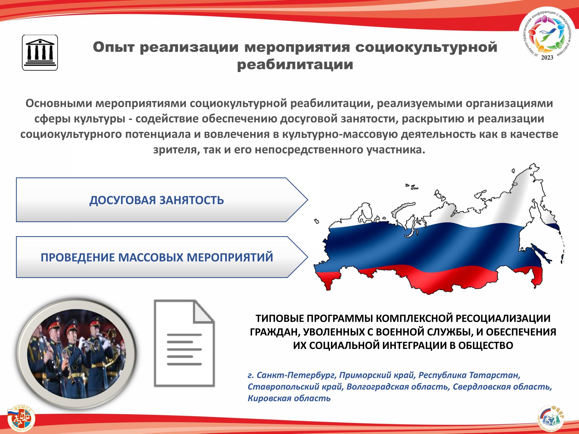 Принципы и подходы к организации комплексной реабилитации военнослужащих -  участников СВО